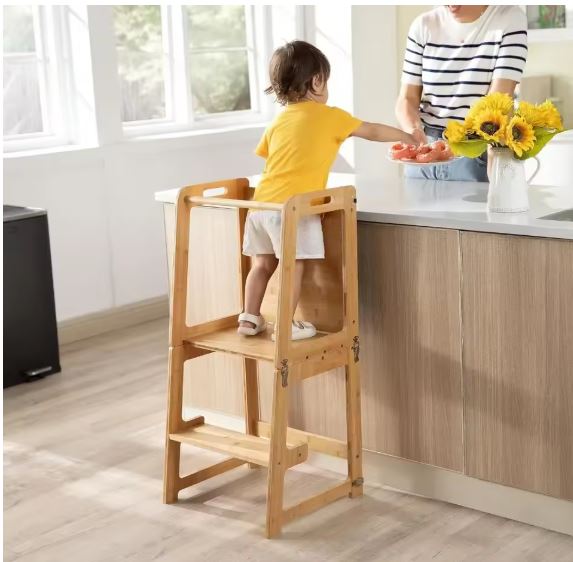 4-in-1 Standing Tower for Toddlers and Kids (Ages 1-6)