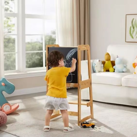 4-in-1 Standing Tower for Toddlers and Kids (Ages 1-6)